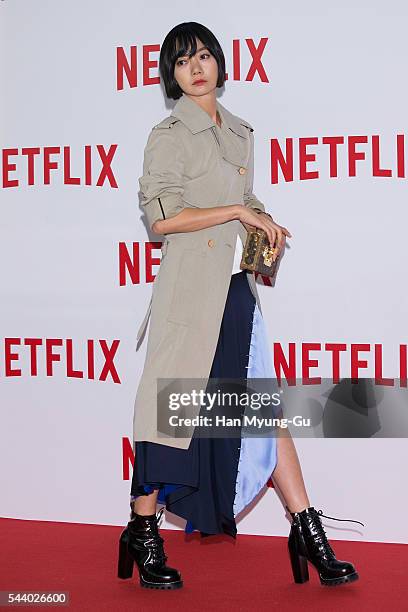 Actress Bae Doo-Na attends the '2016 Netflix Night In Seoul' at DDP on June 30, 2016 in Seoul, South Korea.