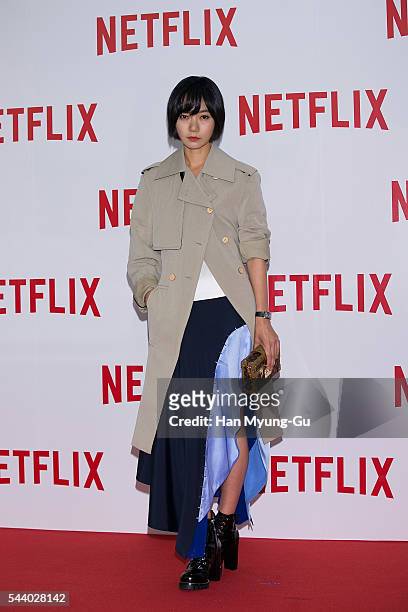 Actress Bae Doo-Na attends the '2016 Netflix Night In Seoul' at DDP on June 30, 2016 in Seoul, South Korea.