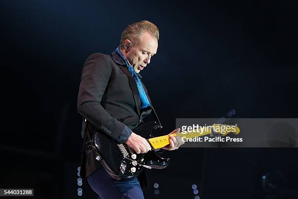 Gary Kemp of Spandau Ballet performing live at Pala Alpitour in Torino. Spandau Ballet are an English band formed in London in the late 1970s. The...