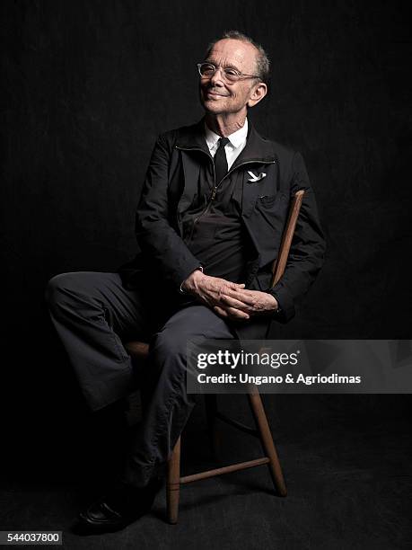 Joel Grey poses for a portrait at Logo's "Trailblazer Honors" on June 23 in the Cathedral of St. John the Divine in New York City.