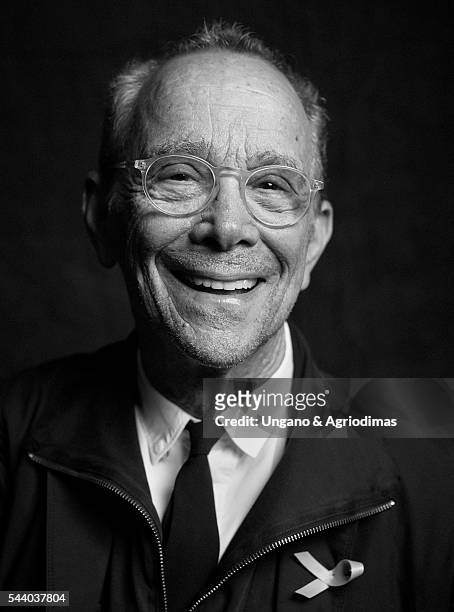 Joel Grey poses for a portrait at Logo's "Trailblazer Honors" on June 23 in the Cathedral of St. John the Divine in New York City.