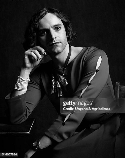 Jacob Tobia poses for a portrait at Logo's "Trailblazer Honors" on June 23 in the Cathedral of St. John the Divine in New York City.
