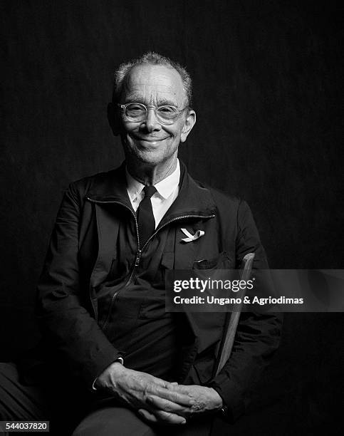 Joel Grey poses for a portrait at Logo's "Trailblazer Honors" on June 23 in the Cathedral of St. John the Divine in New York City.