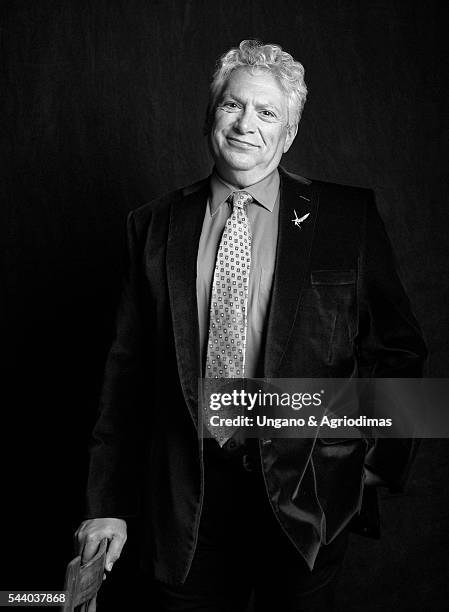 Harvey Fierstein poses for a portrait at Logo's "Trailblazer Honors" on June 23 in the Cathedral of St. John the Divine in New York City.