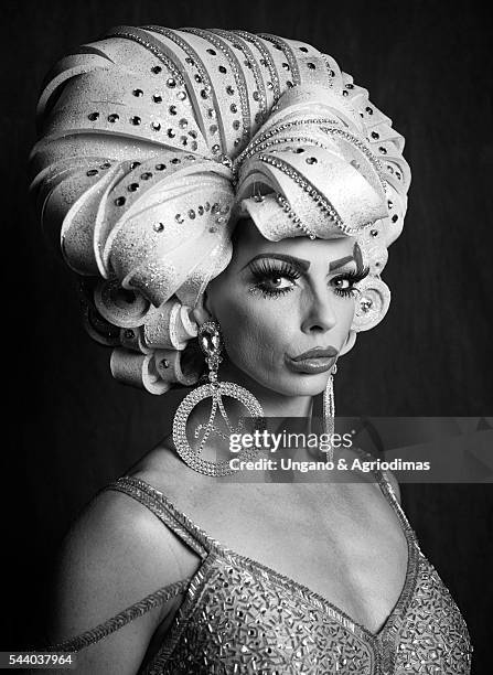 Alyssa Edwards poses for a portrait at Logo's "Trailblazer Honors" on June 23 in the Cathedral of St. John the Divine in New York City.