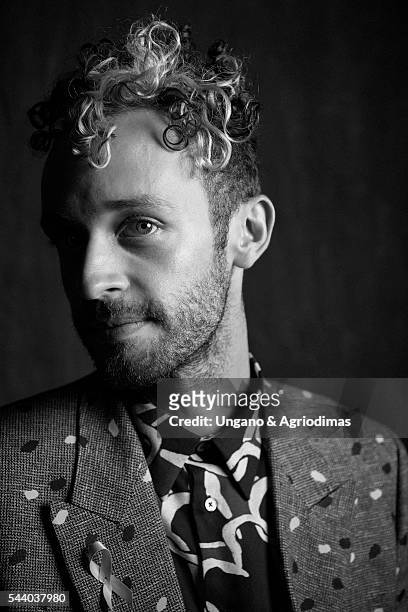 Wrabel poses for a portrait at Logo's "Trailblazer Honors" on June 23 in the Cathedral of St. John the Divine in New York City.