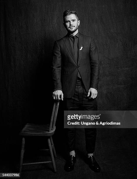 Levi Foster poses for a portrait at Logo's "Trailblazer Honors" on June 23 in the Cathedral of St. John the Divine in New York City.