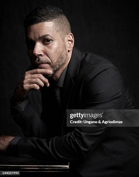 Wilson Cruz poses for a portrait at Logo's "Trailblazer Honors" on June 23 in the Cathedral of St. John the Divine in New York City.