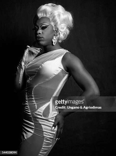 Bob the Drag Queen poses for a portrait at Logo's "Trailblazer Honors" on June 23 in the Cathedral of St. John the Divine in New York City.