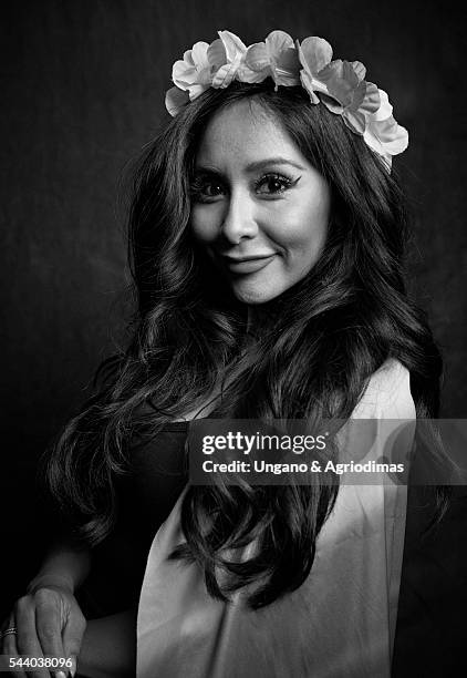 Snooki poses for a portrait at Logo's "Trailblazer Honors" on June 23 in the Cathedral of St. John the Divine in New York City.