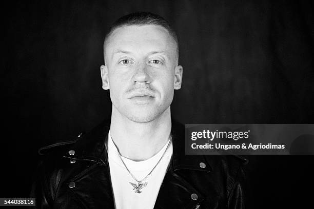 Macklemore poses for a portrait at Logo's "Trailblazer Honors" on June 23 in the Cathedral of St. John the Divine in New York City.