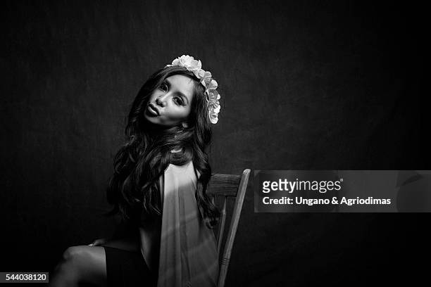 Snooki poses for a portrait at Logo's "Trailblazer Honors" on June 23 in the Cathedral of St. John the Divine in New York City.