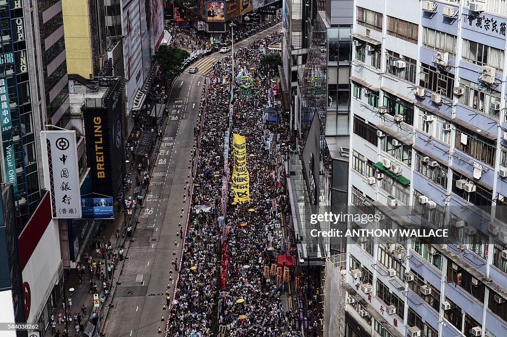 HONG KONG-CHINA-DEMOCRACY-POLITICS