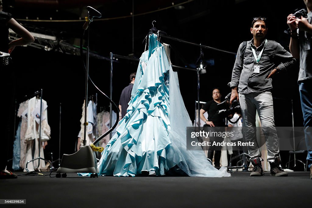 Lana Mueller Backstage - Mercedes-Benz Fashion Week Berlin Spring/Summer 2017