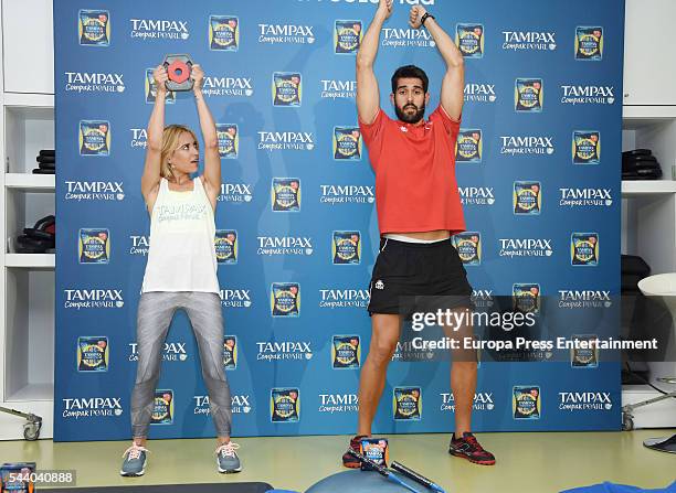 Ana Fernandez presents the Tampax Compak Pearl, #AsiVeoLaVida, on June 30, 2016 in Madrid, Spain.