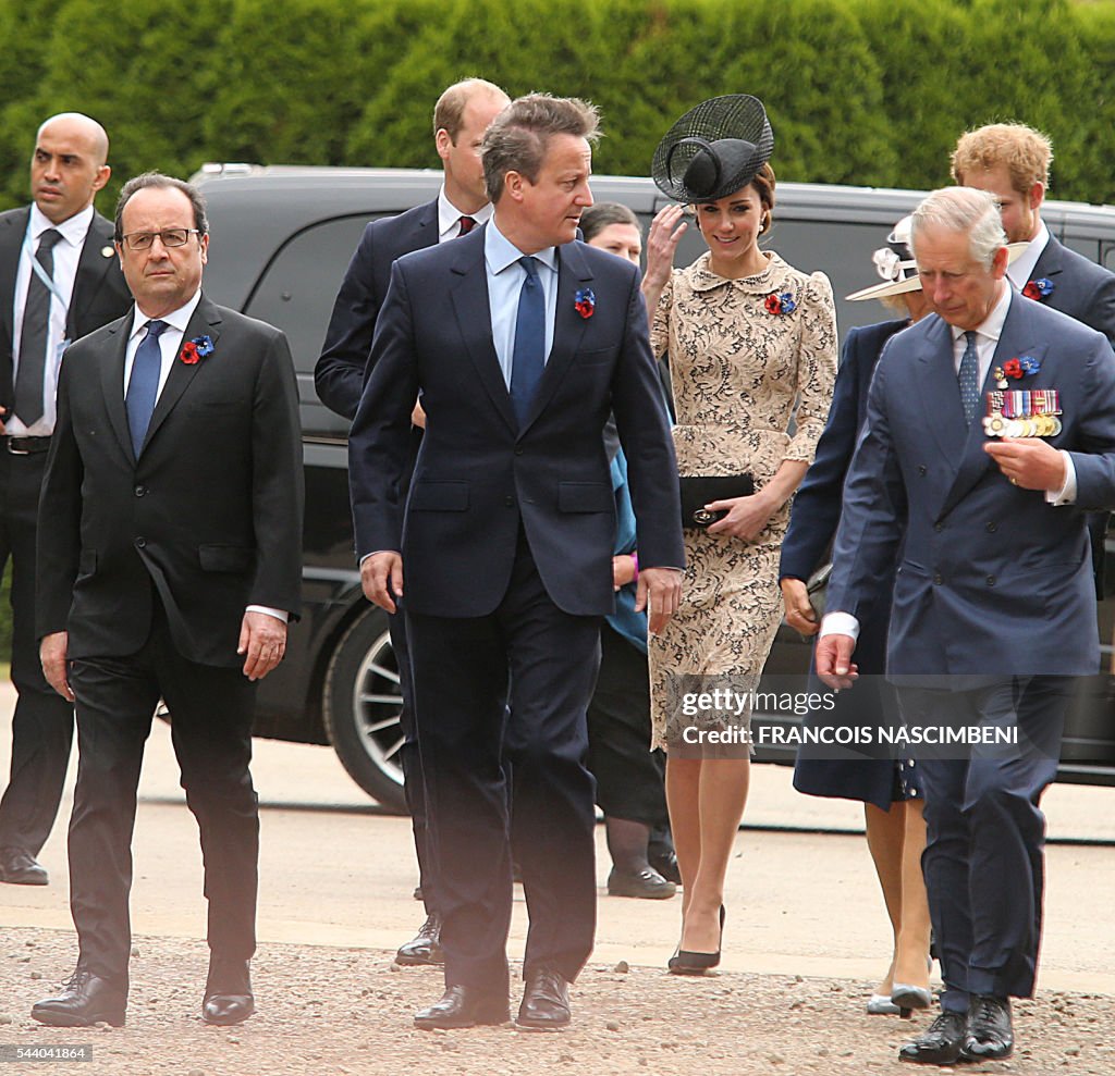 FRANCE-BRITAIN-HISTORY-WWI-ANNIVERSARY-MEMORIAL