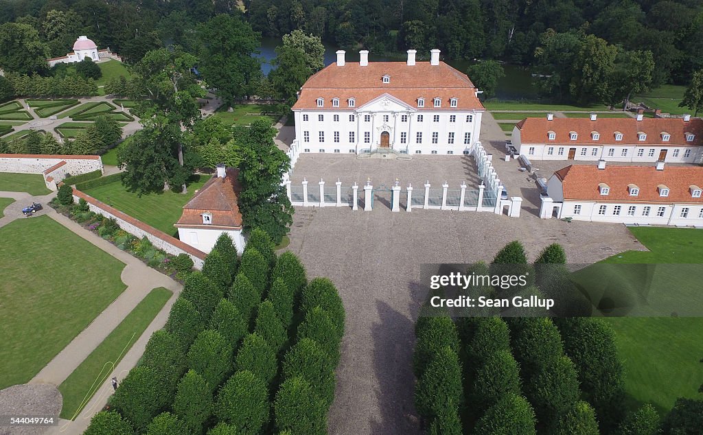 Aerial Views Of Schloss Meseberg