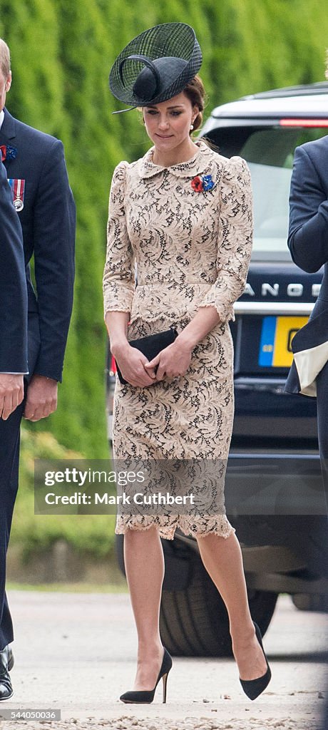 Royal Family Attend The Somme Centenary Commemorations In France