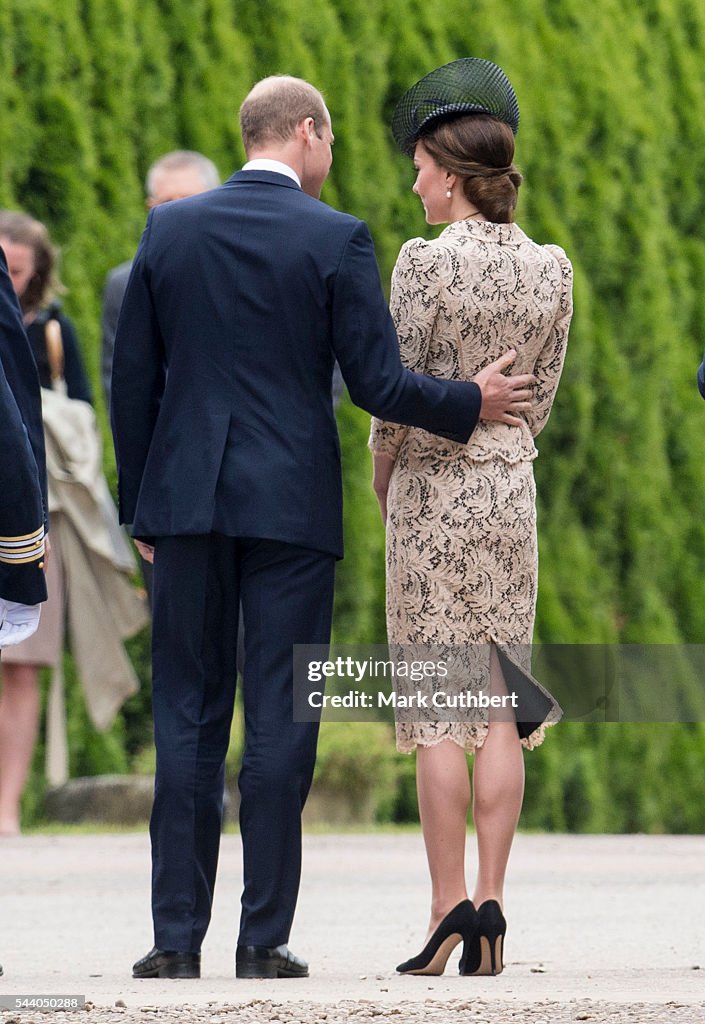 Royal Family Attend The Somme Centenary Commemorations In France