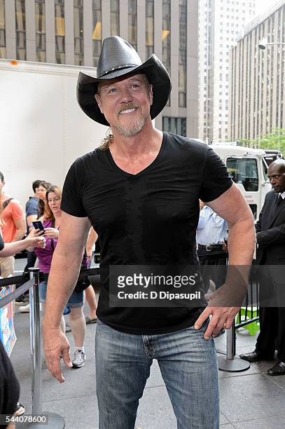 Trace Adkins poses backstage during "FOX & Friends" All American Concert Series outside of FOX Studios on July 1, 2016 in New York City.