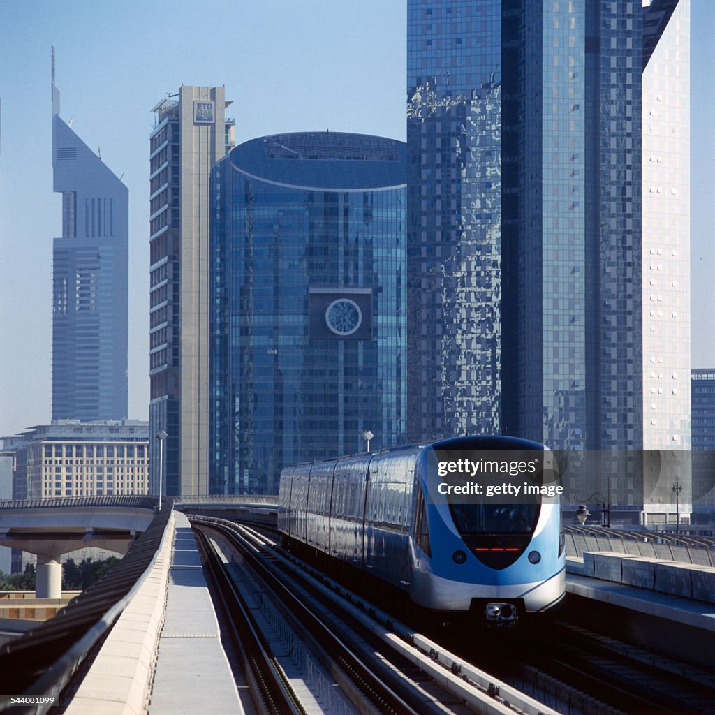 The Dubai metro