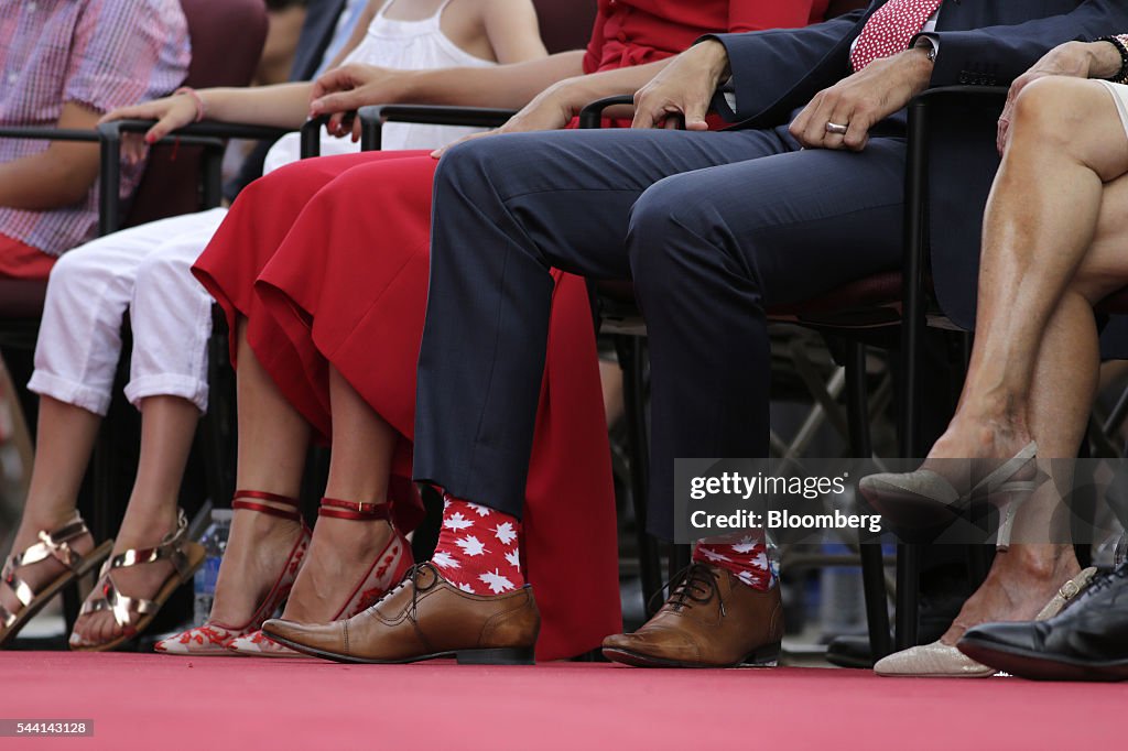 Residents Celebrate Canada Day In The Nation's Capital