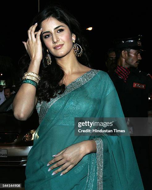 Katrina Kaif arrives for the premier of the 'Maine Pyar Kyun Kiya' at Imax Adlabs theatre.