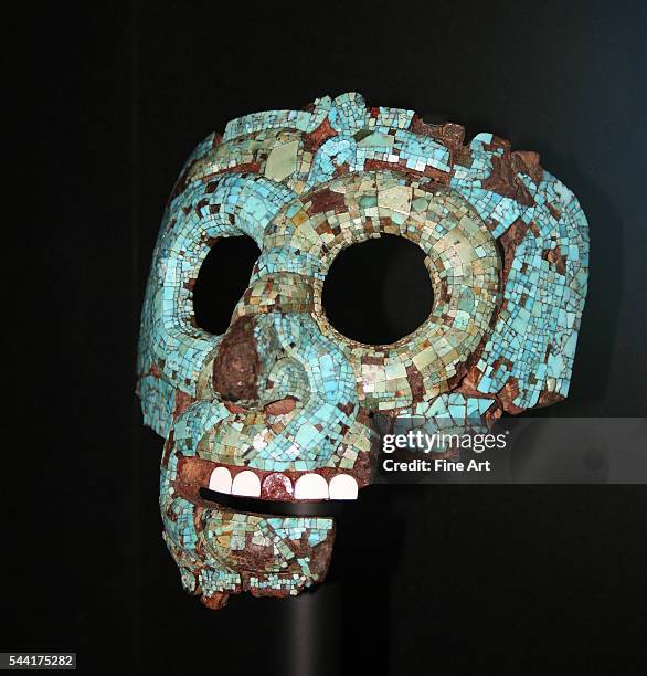 Aztec or Mixtec Mask of Quetzalcoatl