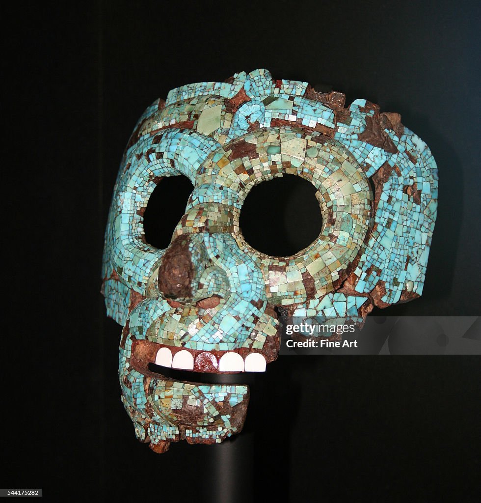 Aztec or Mixtec Mask of Quetzalcoatl