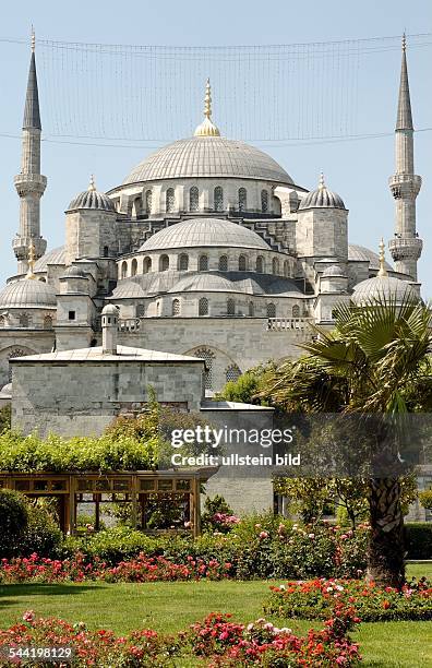 Tuerkei, Istanbul, Stadtteil Eminoenue, Viertel Sultanahmet : Sultan Ahmet Camii