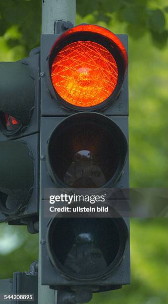 Ampel steht auf Rot