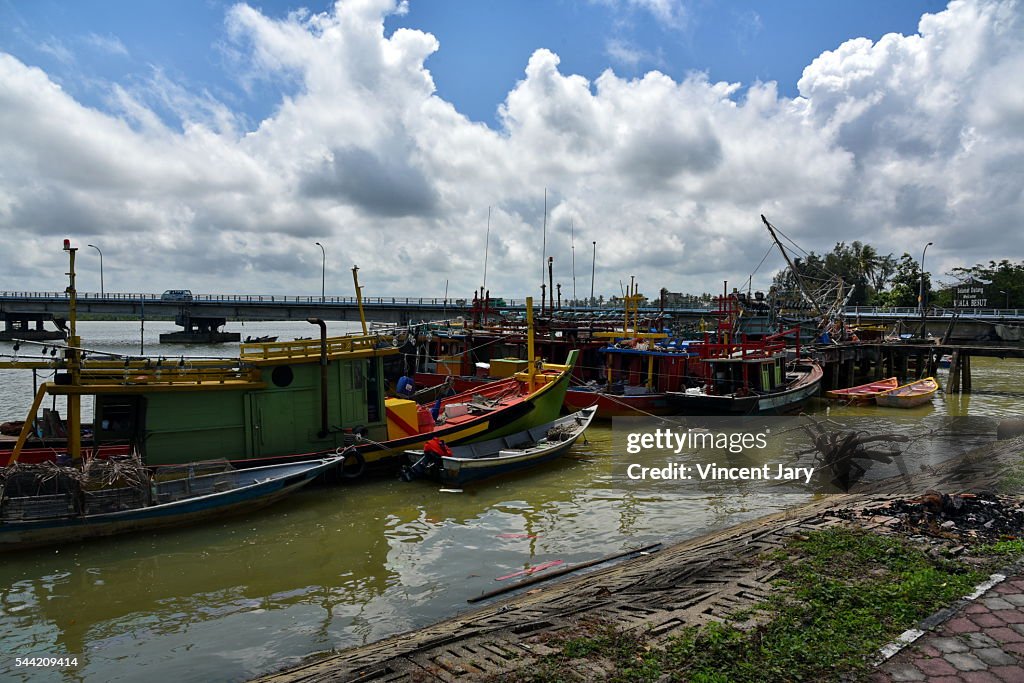 Kuala Besut harbour Malaysia