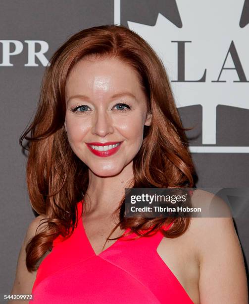 Lindy Booth attends the Golden Maple Awards 2016 at Mohawk Bend on July 1, 2016 in Los Angeles, California.