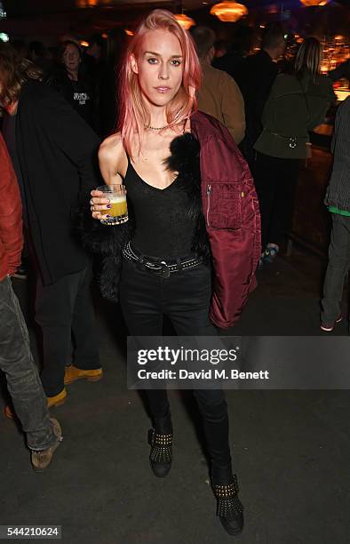 Mary Charteris attends the Massive Attack after party at 100 Wardour St following their performance at the Barclaycard British Summer Time Festival...