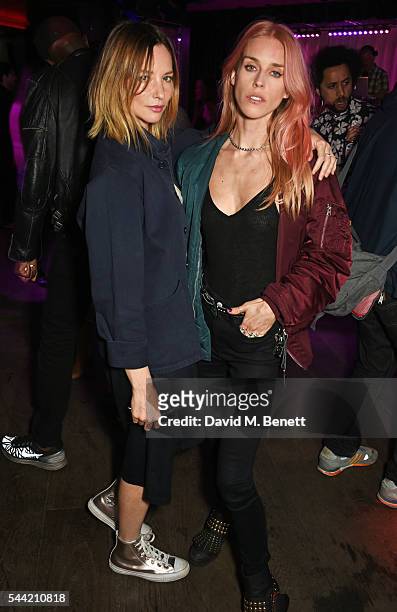 Sienna Guillory and Mary Charteris attend the Massive Attack after party at 100 Wardour St following their performance at the Barclaycard British...