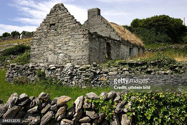 Ireland, Inishere - Ruine eines alten Wohnhauses