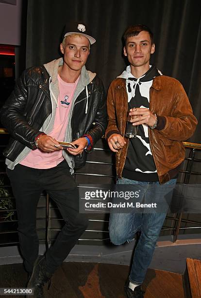 Josh Ludlow attends the Massive Attack after party at 100 Wardour St following their performance at the Barclaycard British Summer Time Festival on...