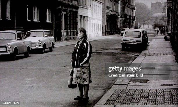 Sachsen, Dresden - Äußere Neustadt,- Januar 1990