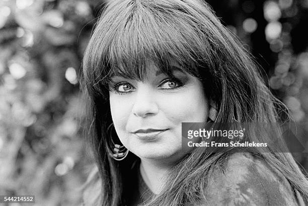 Dutch singer Mariska Veres poses on June 28th 1993 in the Hague, the Netherlands.