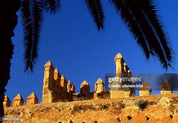 Marokko, Rabat - alte Stadtmauer in der Altstadt - 2004