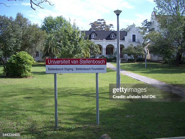 Republic of South Africa - Stellenbosch: University: 'Stellenbosch Foundation'