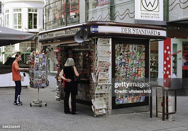 Wien : Ein Zeitungskiosk