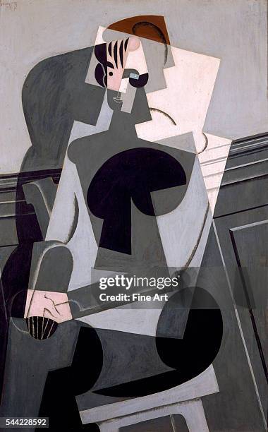 Juan Gris , Portrait de Madame Josette Gris oil on panel, 97 x 140.5 cm , Museo Nacional Centro de Arte Reina Sofía, Madrid, Spain.