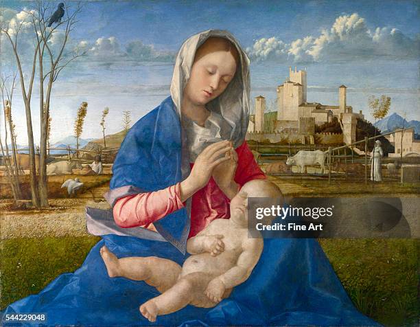 Madonna of the Meadow . 1505, oil on canvas, private collection.