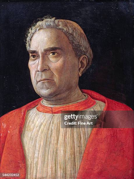 Circa 1459-69. Tempera on poplar wood. 33.9 x 44.8 cm . Gemaldegalerie, Berlin, Germany.