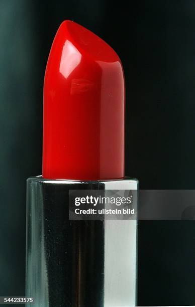 Roter Lippenstift.