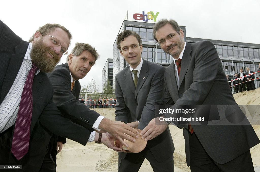Grundsteinlegung ebay GmbH in Kleinmachnow