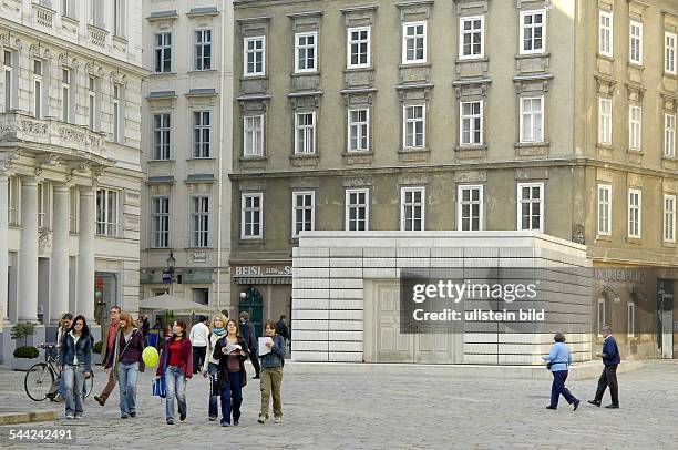 Österreich, Wien - das Holocaust-Mahnmal auf dem Judenplatz