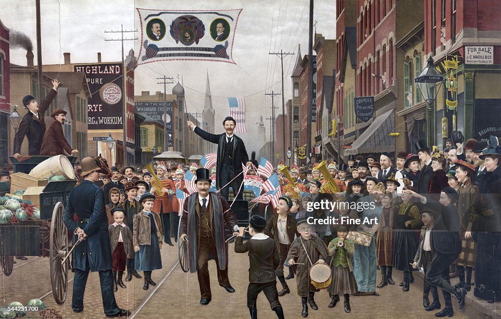 American Political Rally and Parade