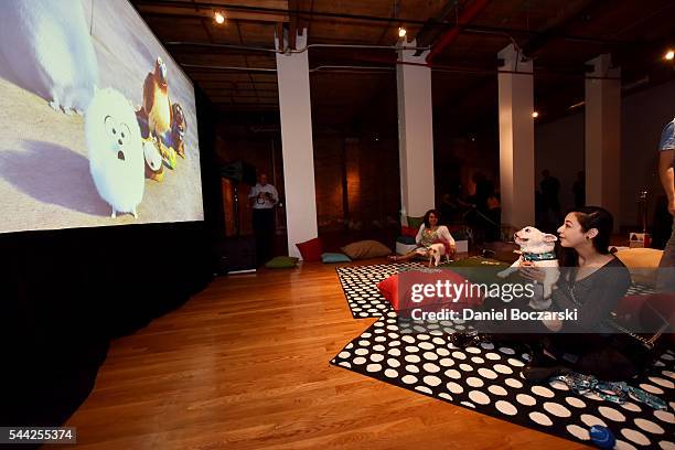 General Mills Cereal hosts Exclusive Pets-Only Movie Experience for The Secret Life of Pets on June 28, 2016 in Chicago, Illinois. (Photo by Daniel...